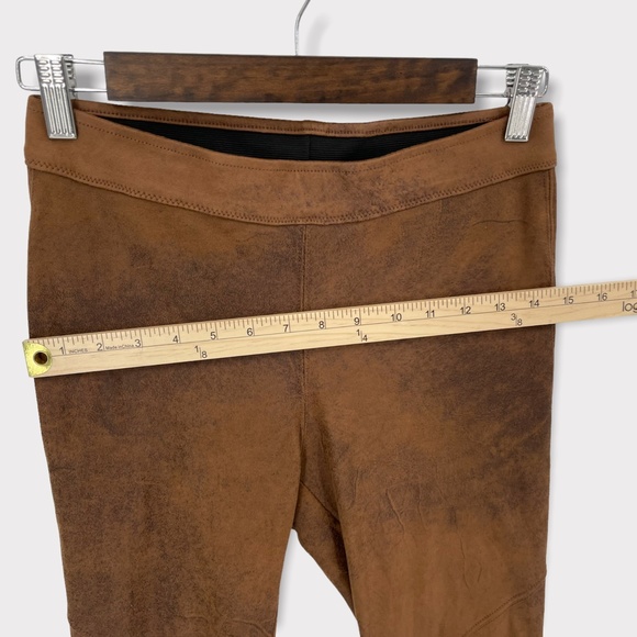 Free People Brown Vegan Suede Leggings Pants - Picture 7 of 9